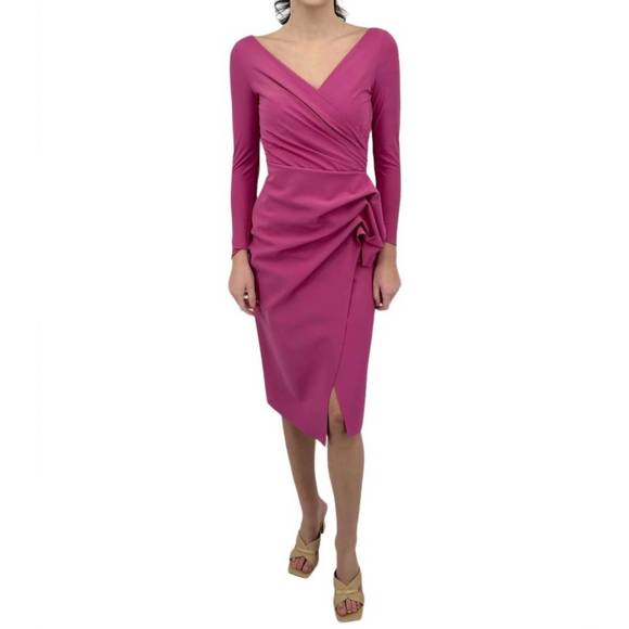 NEW CHIARA BONI agna jersey dress in romantic